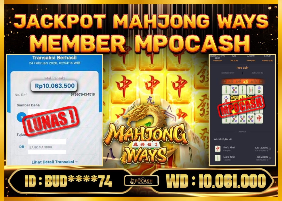 MPOCASH JACKPOT MAHJONG WAYS